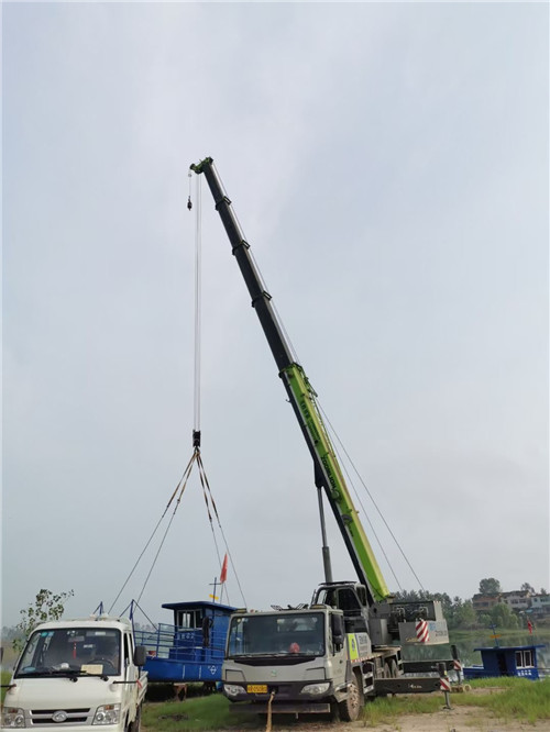 永川区桥梁建设吊装案例